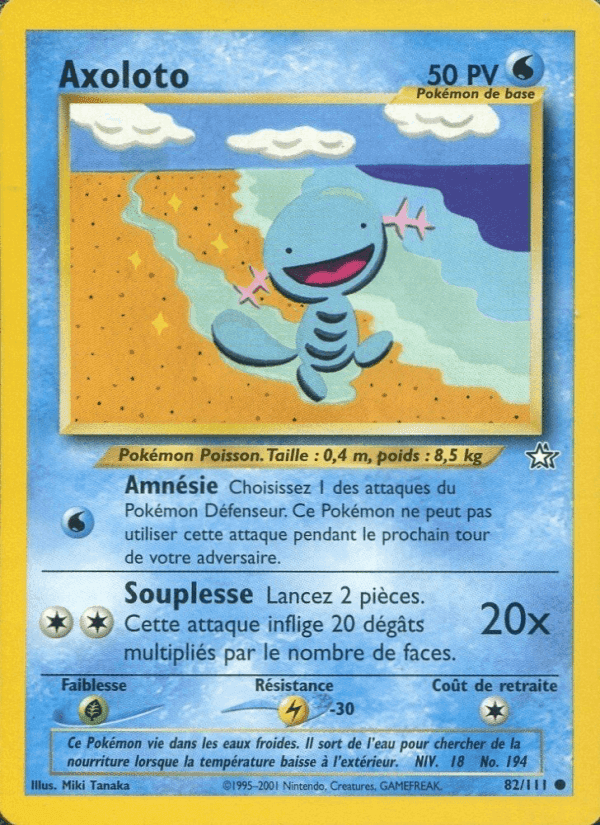 Axoloto, card 82 from Neo Genesis