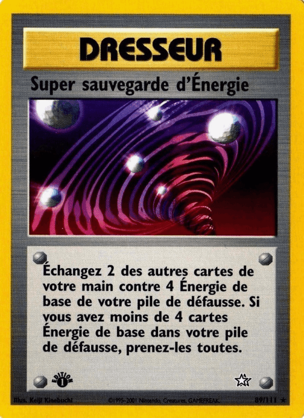 Super sauvegarde d'Énergie, carte 89 de Neo Genesis