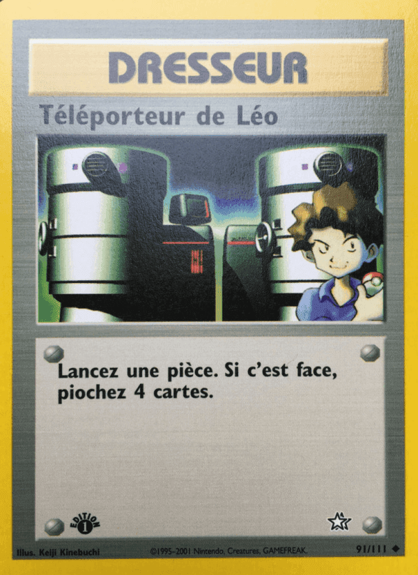 Téléporteur de Léo, carte 91 de Neo Genesis