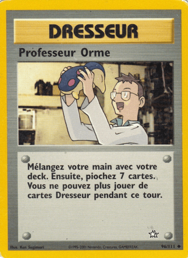 Professeur Orme, card 96 from Neo Genesis