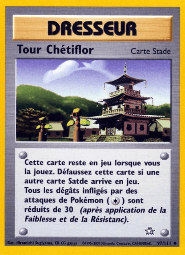 Tour Chétiflor, carte 97 de Neo Genesis