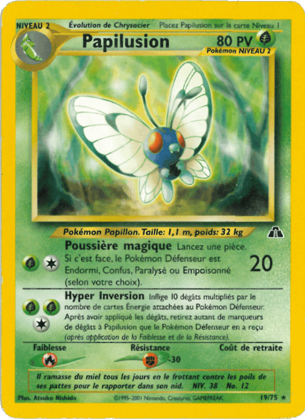 Papilusion, carte 19 de Neo Discovery