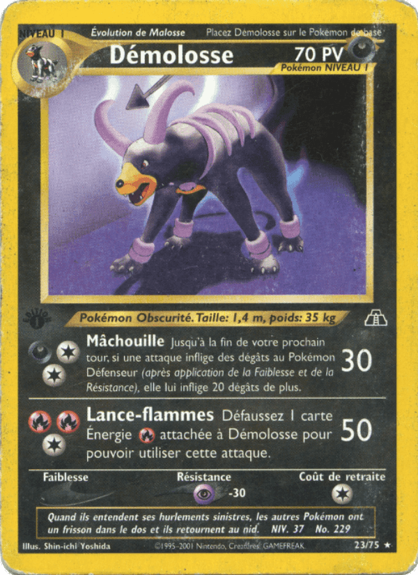Démolosse, carta 23 de Neo Discovery