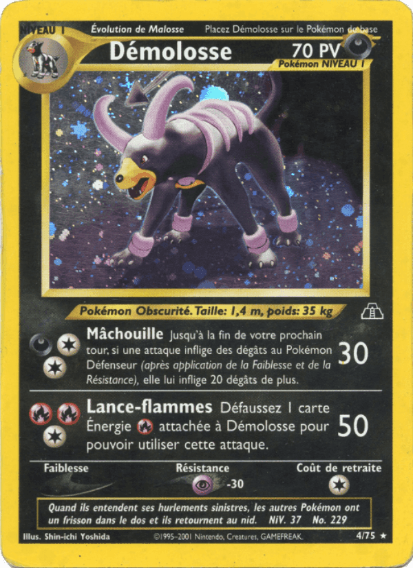 Démolosse, carta 4 de Neo Discovery