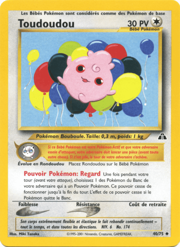 Toudoudou, carta 40 de Neo Discovery