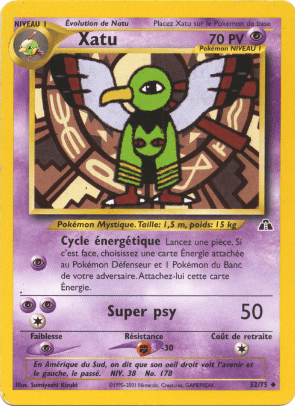 Xatu, carta 52 de Neo Discovery