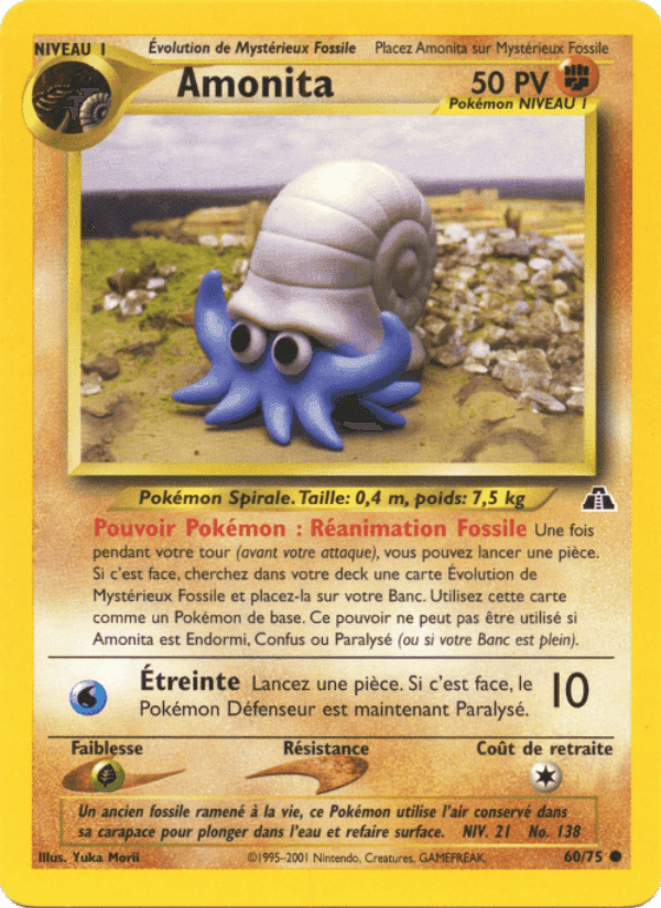 Amonita, carte 60 de Neo Discovery