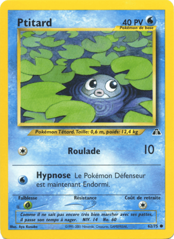 Ptitard, card 62 from Neo Discovery