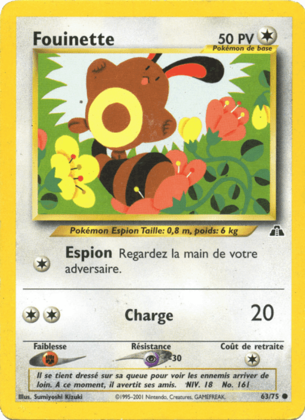 Fouinette, card 63 from Neo Discovery