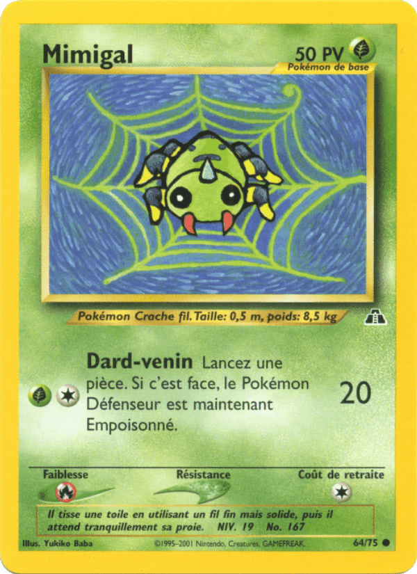 Mimigal, carte 64 de Neo Discovery