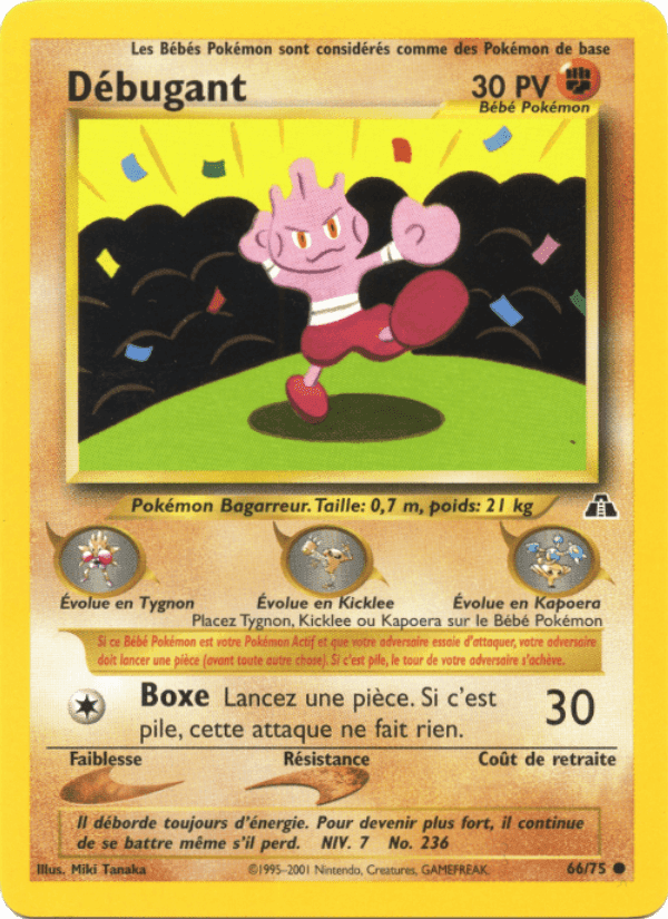 Débugant, carte 66 de Neo Discovery