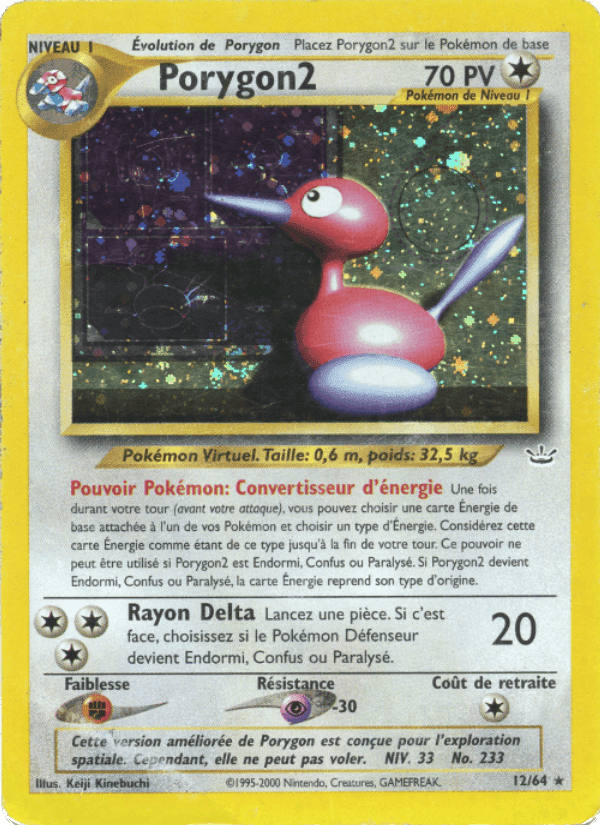 Porygon2, carte 12 de Neo Revelation