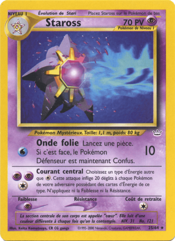 Staross, card 25 from Neo Revelation