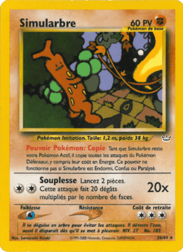 Simularbre, carte 26 de Neo Revelation