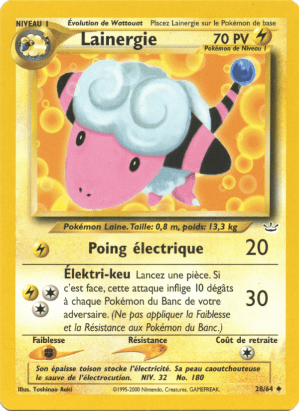 Lainergie, carte 28 de Neo Revelation