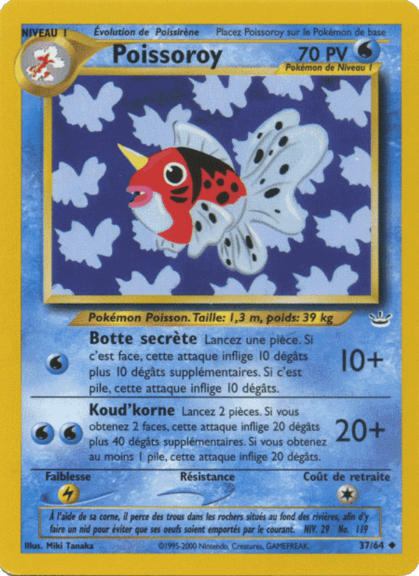 Poissoroy, carte 37 de Neo Revelation