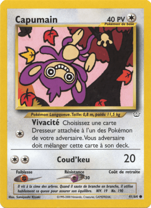 Capumain, carte 41 de Neo Revelation