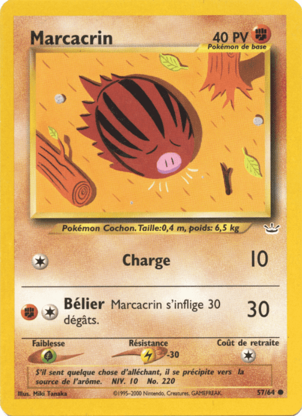 Marcacrin, card 57 from Neo Revelation