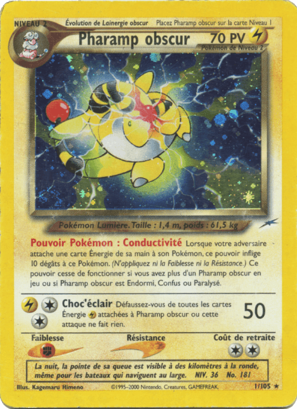 Pharamp obscur, carte 1 de Neo Destiny