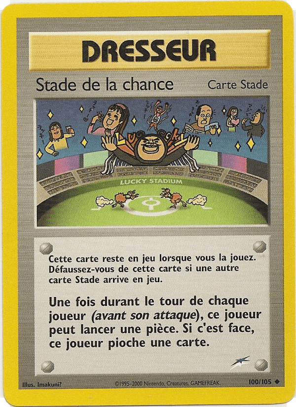 Stade de la chance, carte 100 de Neo Destiny
