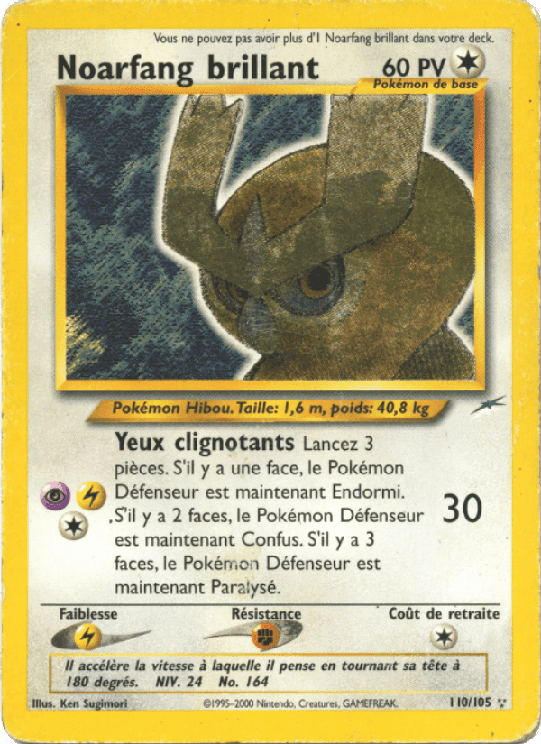 Noarfang brillant, carte 110 de Neo Destiny