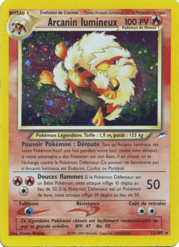 Arcanin lumineux, card 12 from Neo Destiny