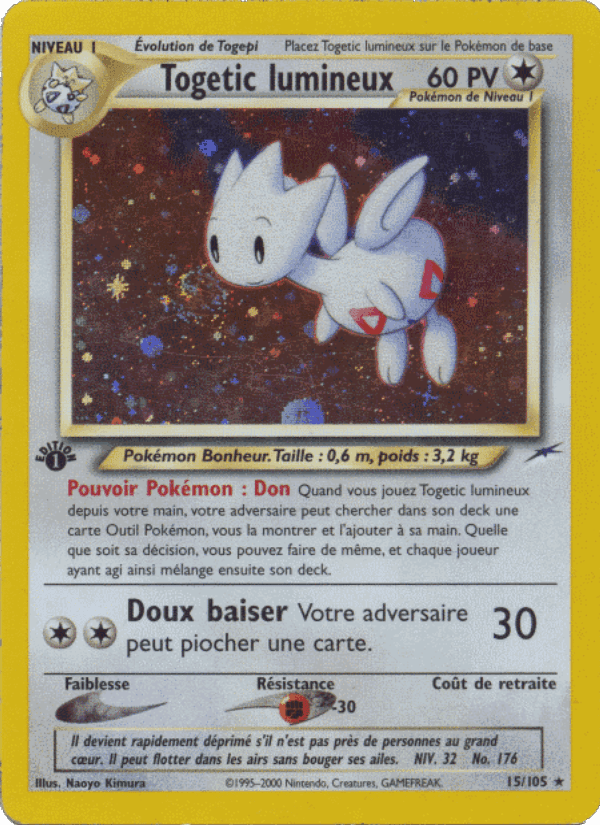 Togetic lumineux, card 15 from Neo Destiny