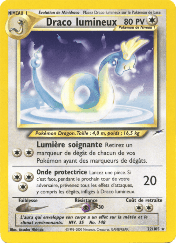 Draco lumineux, carte 22 de Neo Destiny
