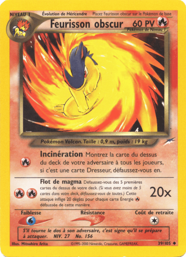 Feurisson obscur, carte 39 de Neo Destiny