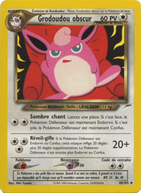 Grodoudou obscur, carte 40 de Neo Destiny