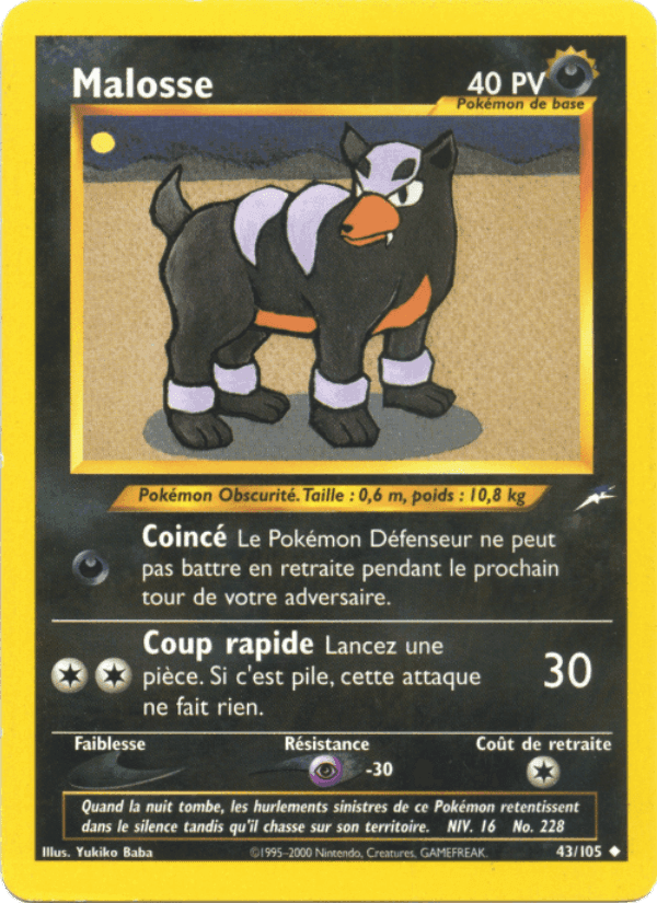 Malosse, carta 43 de Neo Destiny