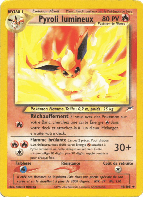 Pyroli lumineux, carte 46 de Neo Destiny