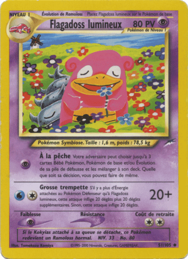 Flagadoss lumineux, carte 51 de Neo Destiny