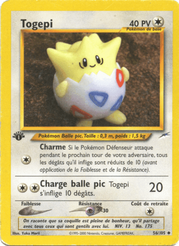 Togepi, carte 56 de Neo Destiny