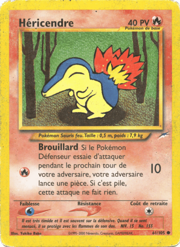 Héricendre, card 61 from Neo Destiny