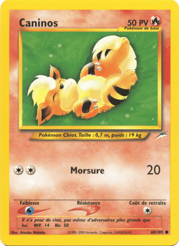 Caninos, carte 68 de Neo Destiny