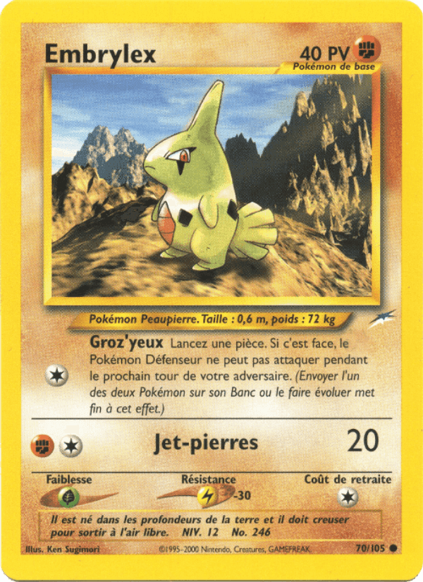 Embrylex, carte 70 de Neo Destiny
