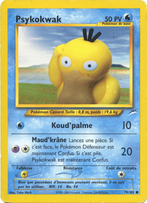 Psykokwak, carte 79 de Neo Destiny
