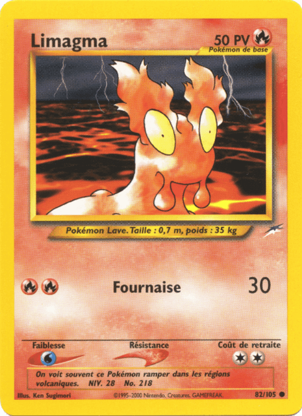 Limagma, carte 82 de Neo Destiny