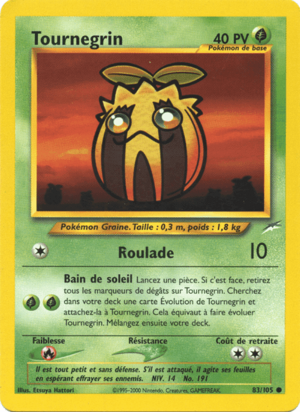 Tournegrin, carte 83 de Neo Destiny