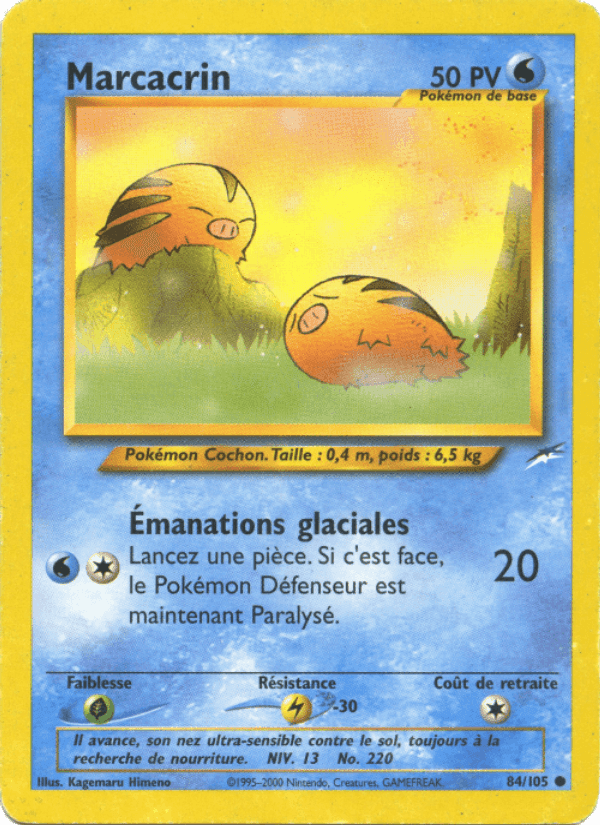 Marcacrin, carte 84 de Neo Destiny