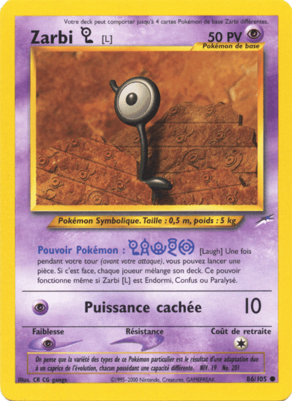 Zarbi L, carta 86 de Neo Destiny