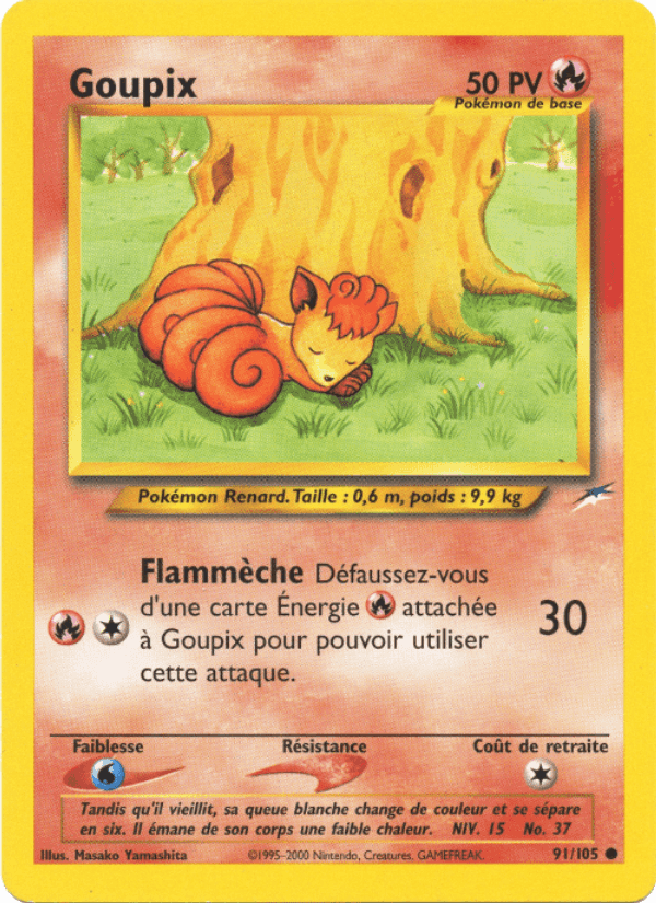 Goupix, carte 91 de Neo Destiny