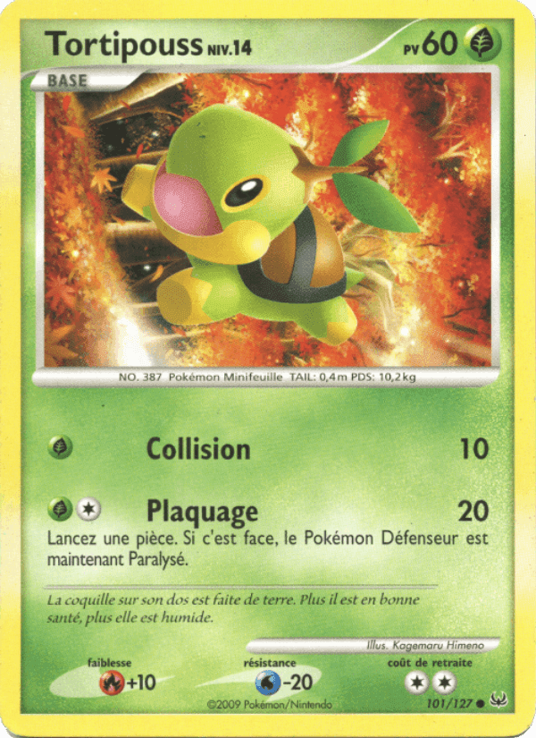Tortipouss, card 101 from Platine