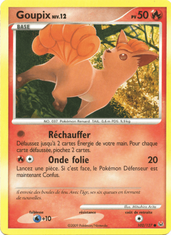 Goupix, carte 102 de Platine