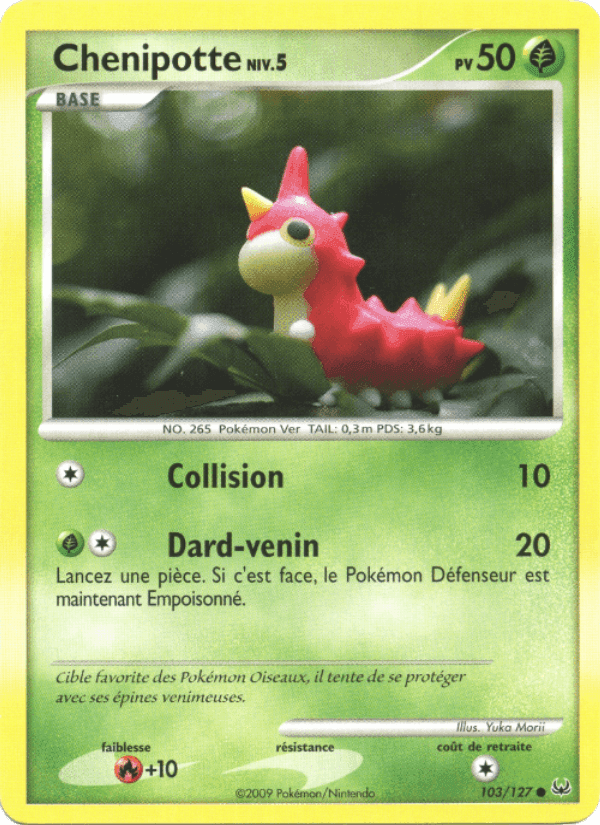 Chenipotte, carte 103 de Platine
