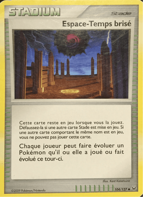Espace-Temps brisé, carte 104 de Platine