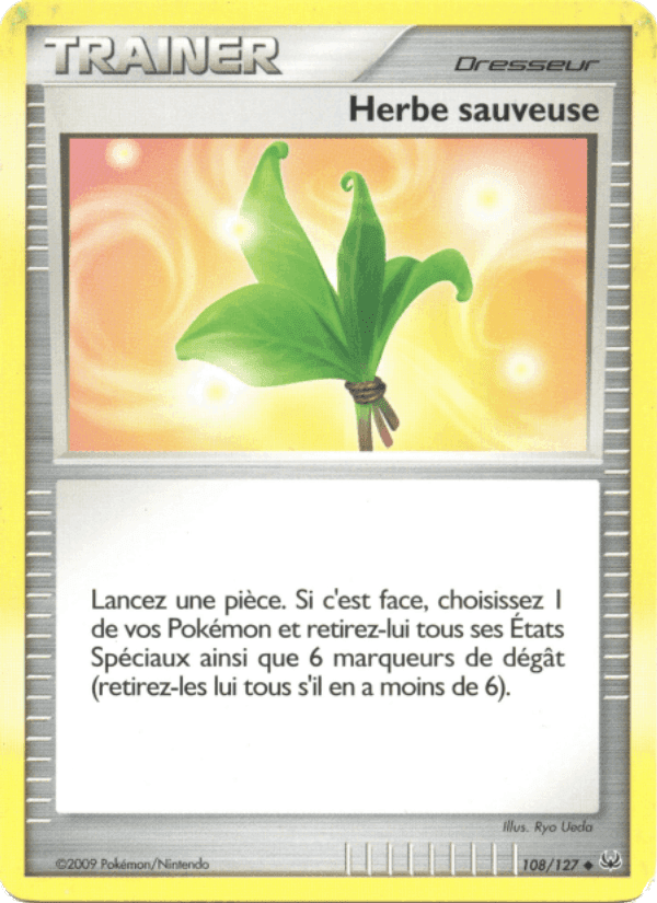 Herbe sauveuse, card 108 from Platine