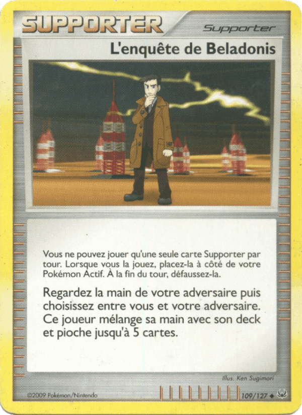 L'enquête de Beladonis, carte 109 de Platine