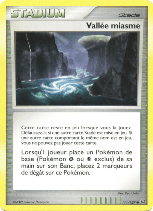 Vallée miasme, carte 111 de Platine